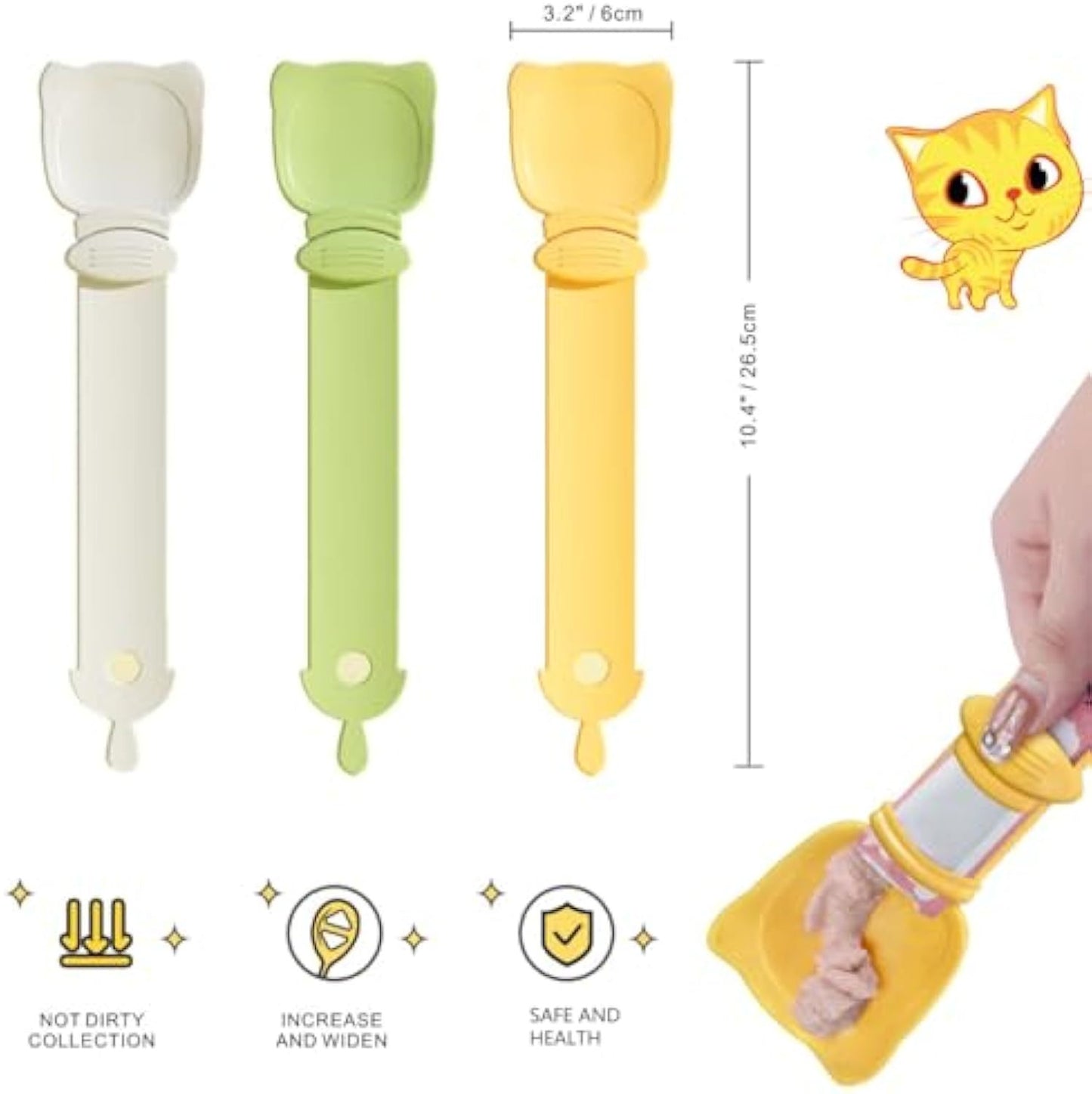 Cat Strip Feeder And Pet Food Mixing Spoon Color Cats Stripe Squeeze Spoon Multifunctional Lickable Treat Feeding Dispenser For Cat Liquid Snack And Wet Food